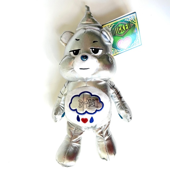 Care Bears x Wicked for Good Fun Size Plush Grumpy Bear as The Wicked TinMan - Picture 3 of 5